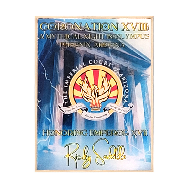 Imperial Court Phoenix UV Printed UV Printed pin