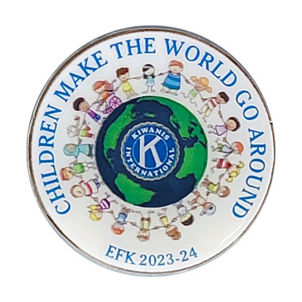 Kiwanis Club of East Fresno UV Printed UV Printed pin