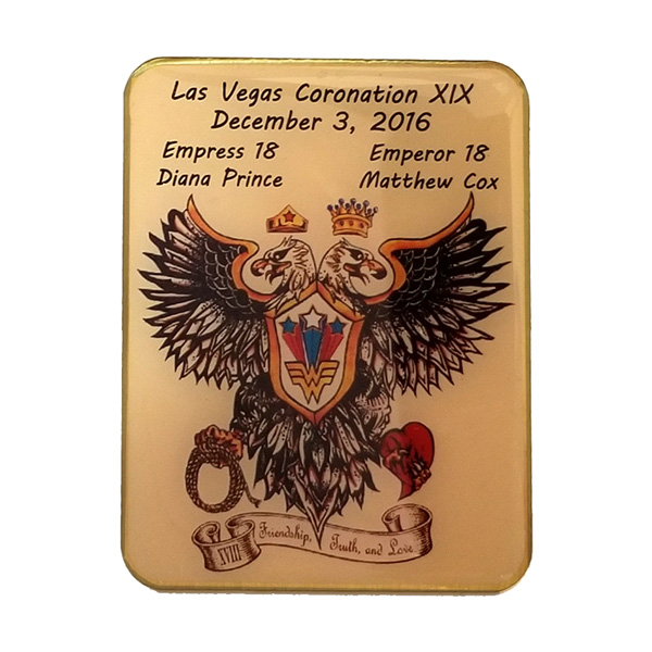 Imperial Court Las Vegas UV Printed UV Printed pin