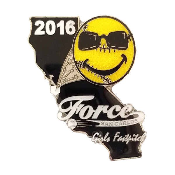 Girls Fastpitch Softball Soft Enamel Soft Enamel pin