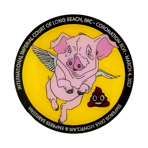 Imperial Court Long Beach Soft Enamel Soft Enamel pin