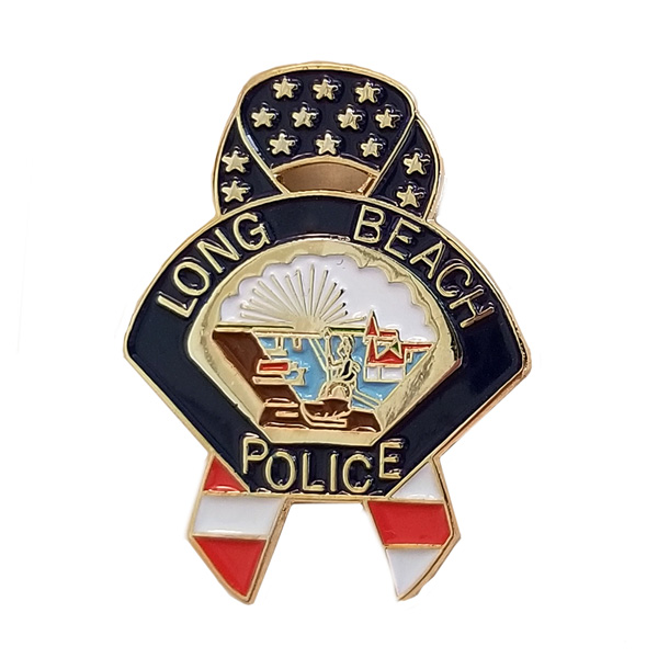 Long Beach Police Department Soft Enamel Soft Enamel pin