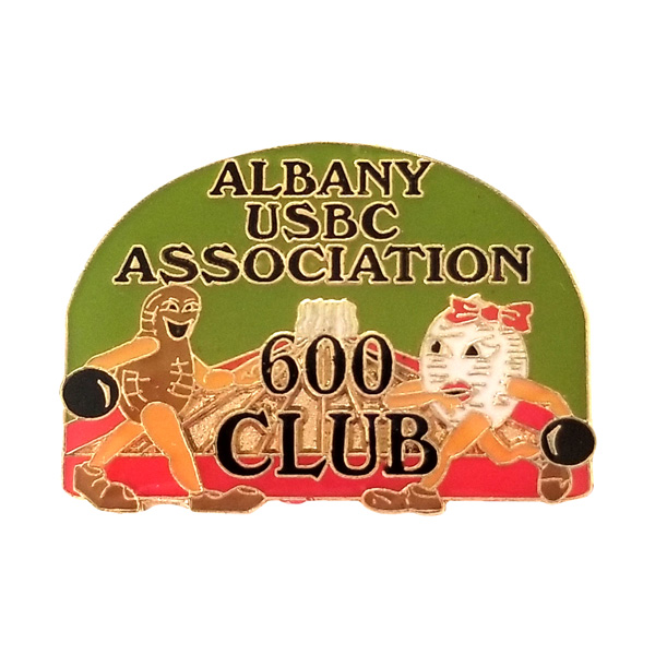 Albany USBC Bowling Soft Enamel Soft Enamel pin